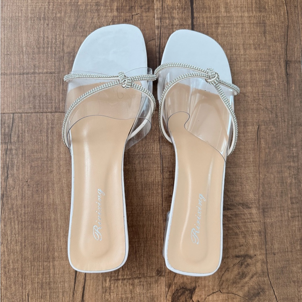 Clear Heels Size 9